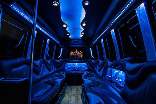 small party bus seating