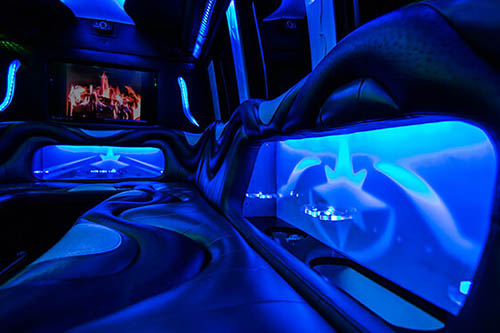 limo bus in orange county
