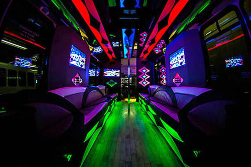 24 passenger party bus