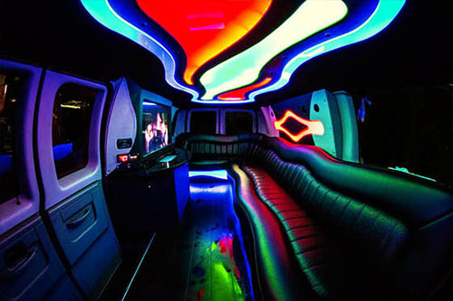 limousine-style party van