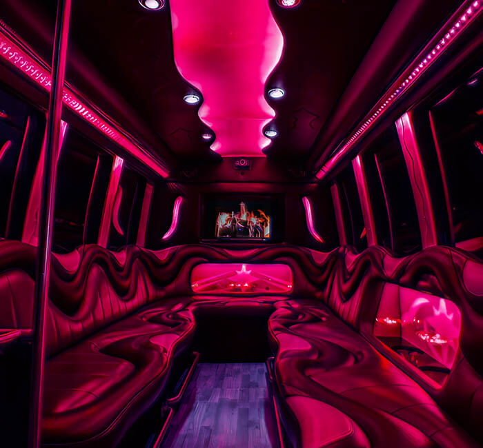 party bus interior