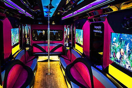 pink party bus